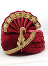 Red Colour Safa Vol 2 Velvet With Less Wedding Wear Mens Collection Safa 25